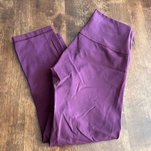 Lululemon - align leggings, 21”, Red Merlot. Size 6